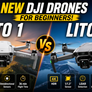 DJI lança drones Lito 1 e Lito X1 para usuários iniciantes: qual vale a pena em 2026?