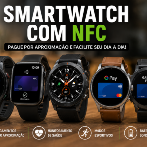 Smartwatch com NFC: 10 Melhores Modelos para Comprar em 2026 e Fazer Pagamentos por Aproximação
